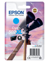 Epson Binoculars Singlepack Cyan Xl  Supl 502xl Ink 6.4 Ml Para Expression Home Xp-5100, Workforce Wf-2860