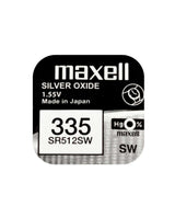 Maxell Pila Oxido Plata (335) Sr512sw Blister*1 Eu 0% Mercurio