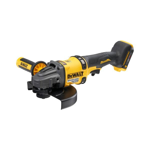 Amoladora Angular Inalámbrica Dewalt Dcg440n, 180 Mm, 54 Voltios Amarillo/Negro, Sin Batería Ni Cargador Dcg440n-Xj