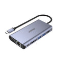 EAN 4894160048851 - UNITEK uHUB O8+ Alámbrico USB 3.2 Gen 1 (3.1 Gen 1) Type-C Gris imagen 1