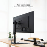 Tooq Soporte De Mesa Para Monitor De 17"-32" - Giratorio E Inclinable - Gestion De Cables - Peso Max 9kg - Vesa