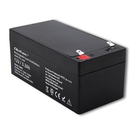 EAN 5901878530659 - Qoltec 53065 batería para sistema ups Sealed Lead Acid (VRLA) 12 V 3,3 Ah imagen 6