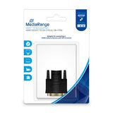 Mediarange Hdmi Hchse Dvi-D Mecker 18+1-Polig Negro
