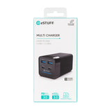 EAN 5715063263129 - eSTUFF ES635201 cargador de dispositivo móvil Portátil, Smartphone, Tableta, Universal Negro Corriente al imagen 8