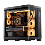 Jonsbo Tk-4 Gehäuse, Midi-Tower, Atx, Tempered Glass - Schwarz
