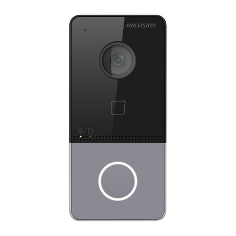 EAN 6931847109844 - Hikvision DS-KV6113-WPE1(C) sistema de intercomunicación de video 2 MP Negro, Gris imagen 1