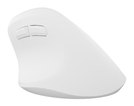 Raton Natec Crake 2 Inalambrico Vertical Bt 5.2 + 2.4ghz 2400 Dpi Color Blanco