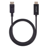 EAN 0766623153201 - Manhattan 153201 adaptador de cable de vídeo 1,8 m Negro imagen 5