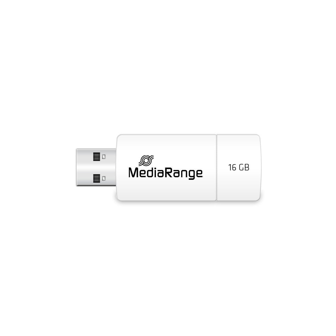 Memoria Usb Mediarange 16gb Usb 2.0 Slider Amarillo