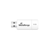 Memoria Usb Mediarange 16gb Usb 2.0 Slider Amarillo