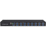 Inter-Tech Kvm As-3116du Vga Interruptor Kvm Montaje En Rack Negro, Switch Kvm 1920 X 1080 Pixeles, Full Hd, Montaje En Rack, Negro