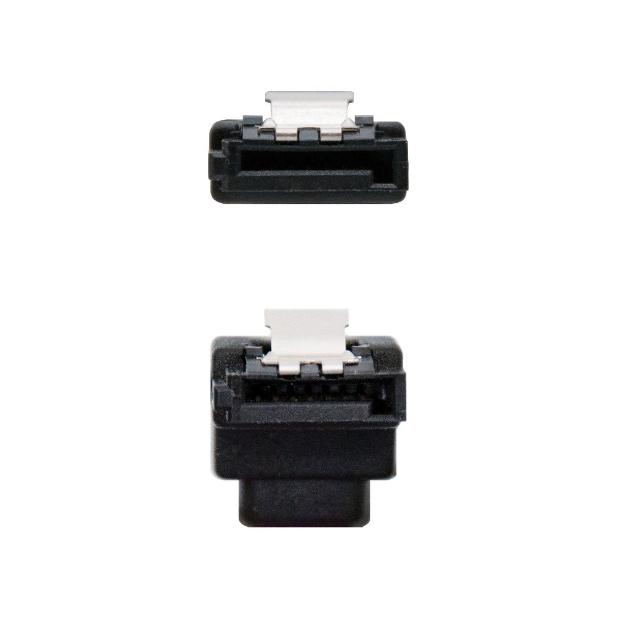 Nanocable Cable Datos Sata Acodado Con Anclajes 0.50m - Rojo