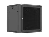 Lanberg Rack Cabinet 19in Wall-Mount 12u 600x600 Flat Pack With Perforated Door Black