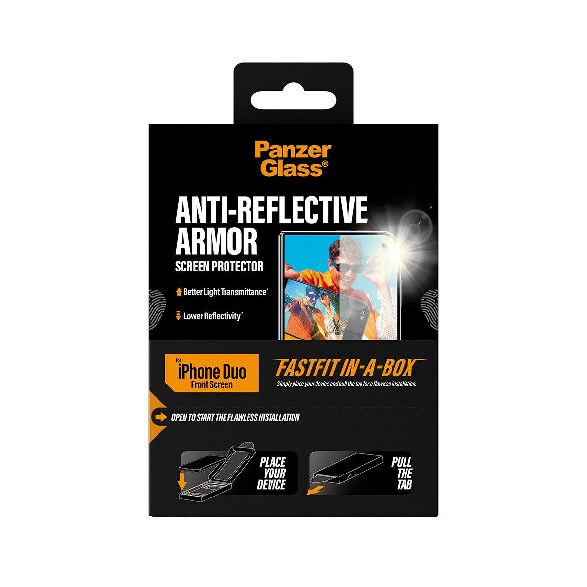 Panzerglass Anti-Reflective Armor Front Screen Protector Iphone 18 Duo