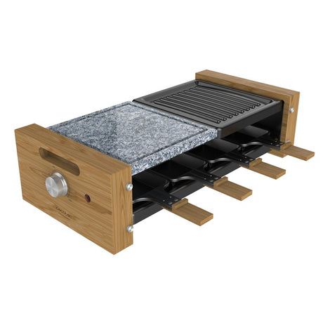 EAN 8435484031004 - Cecotec 03100 parrilla de interior 8 personas(s) 1200 W Negro, Gris, Madera imagen 1