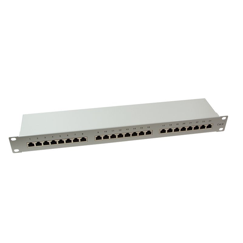 Logilink Np0053 Patchpanel 19 "Cat. 6 Stp 24 Puerto, Gris