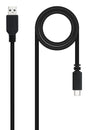 EAN 8433281011915 - Nanocable 10.01.2103 cable USB USB 2.0 3 m USB A USB C Negro imagen 1