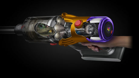 EAN 5025155088180 - Dyson V12 Detect Slim Absolute Aspiradora escoba 2 en 1 Batería Secar Sin bolsa 545 W Níquel, Amarillo imagen 6