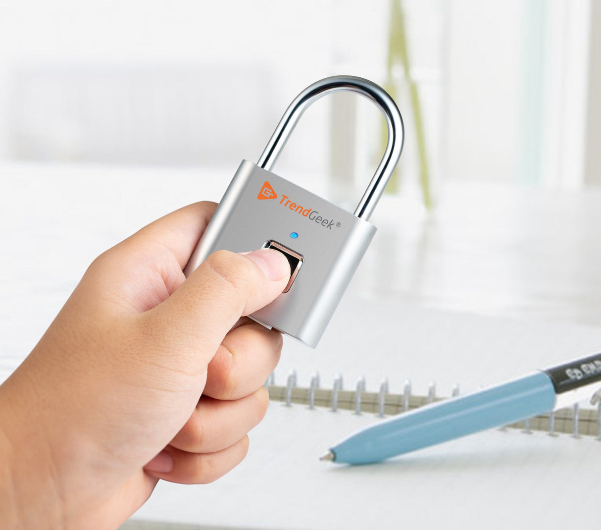 Technaxx Visací Zámek Na Otisk Prstu