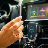Ksix Cargador Universal Para Coche Carga Inalámbrica 15w
