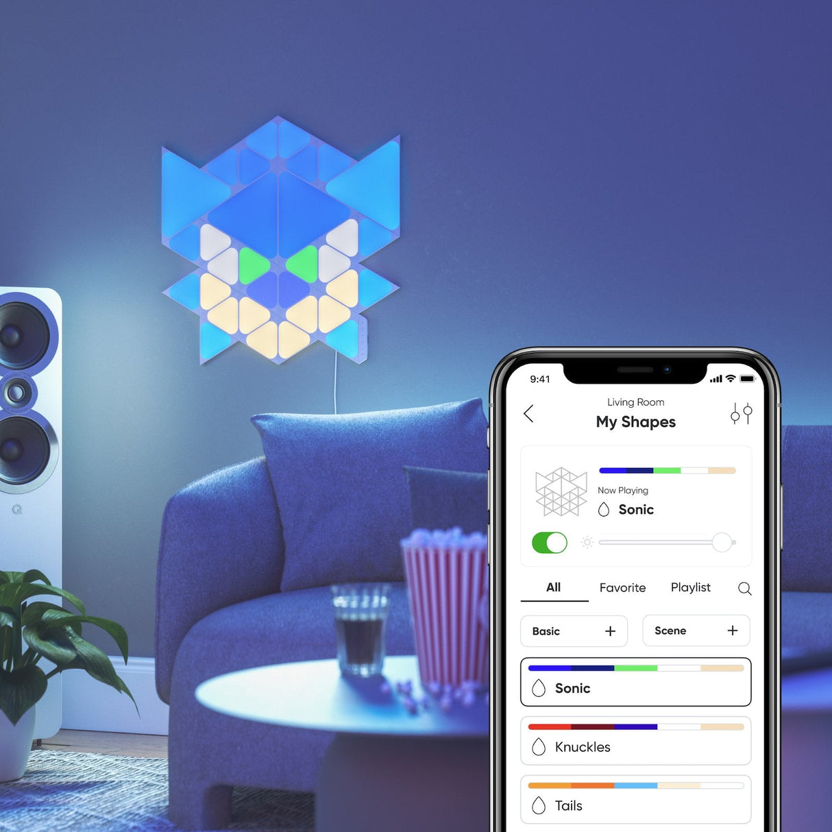 Nanoleaf Sonic Limited Edition Starter Kit Luz Ambiental 42 W Led Blanco