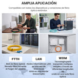 EAN 5903148915029 - Extralink EX.15029 Cable de fibra óptica e InfiniBand FTTH Amarillo imagen 10