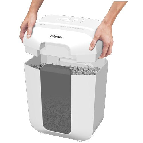 EAN 0043859802579 - Fellowes LX Series Powershred LX50 triturador de papel Corte cruzado Blanco imagen 5