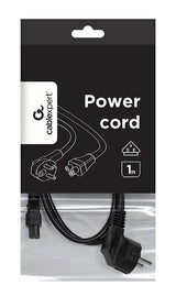 Gembird Cable Alimentacion  C5 (Trebol)1 M Negro