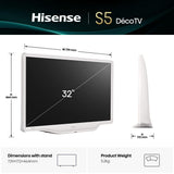 EAN 6942351425863 - Hisense 32S5Q 81,3 cm (32") Full HD Smart TV Wifi Blanco imagen 2