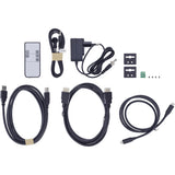 Inline Kvm Switch, 2x1 ,Hdmi & Usb-C 4k/60hz, Usb 3.2 Hub