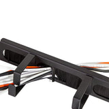 Panel De Gemión De Cables Logilink De 19", 4 Soportes De Acero Y Tira De Cepillos