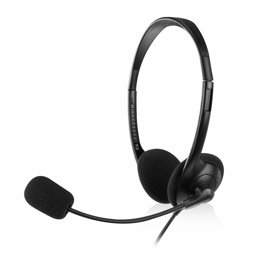 Ewent Auriculares Diadema+Microfono Color Negro