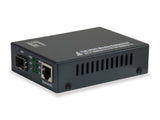 Levelone Gvt-2012 Convertidor De Medio 1000 Mbit/S Negro Rj45 A Sfp Gigabit