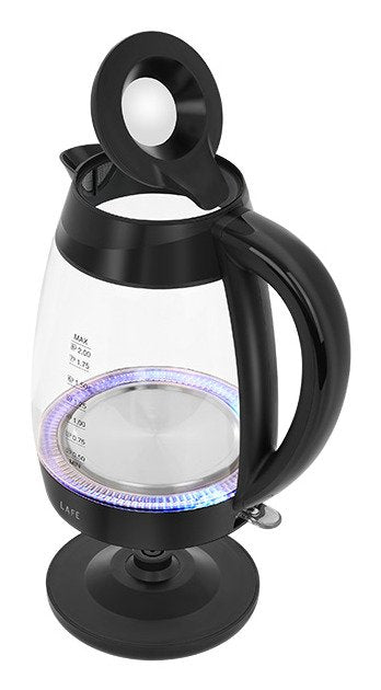 EAN 5907512875537 - Lafe Essential XL tetera eléctrica 2 L 2200 W Negro, Transparente imagen 6