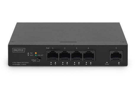EAN 4016032484974 - Digitus DN-95330-1 switch No administrado Gigabit Ethernet (10/100/1000) Energía sobre Ethernet (PoE) Neg imagen 3