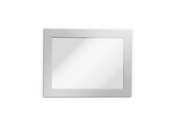 Marco Informativo Durable Duraframe A6 Autoadhesivo 2 Piezas Plateado