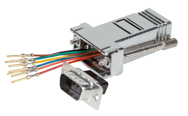 Efb Modular-Adapter D-Sub09 Conector Macho Rj45 Conector Hembra, Metallisiertes Carcasa