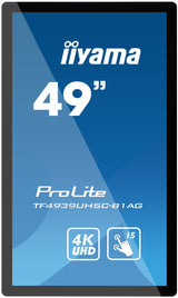 Monitor Iiyama 49 Tf4939uhsc-B1ag Touch  8ms,24/7,Dvi,Hdmi,Vga,Sp,Usb