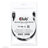 EAN 8719214471903 - CLUB3D CAC-1526 cable USB USB 3.2 Gen 1 (3.1 Gen 1) 1 m USB C Micro-USB B Negro imagen 6