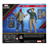 Set 2 Figuras Peter Parker Y Ned Leeds Spiderman Homecoming Marvel Legends 15cm