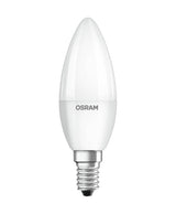 Bombilla Led Osram De Llama Mate Con Radiador - 5.4w Equivalente A 40w E14 - Blanco Cálido