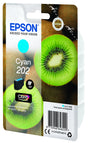 EAN 8715946646237 - Epson Kiwi 202 cartucho de tinta 1 pieza(s) Original Rendimiento estándar Cian imagen 1