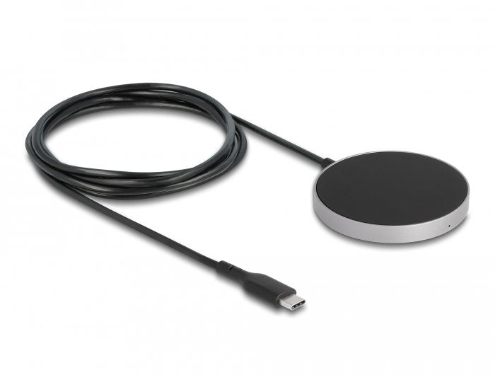 Delock 66467 Cargador Inalámbrico Con 5 W / 7,5 W / 10 W / 15 W - Almohadilla De Carga Inductiva