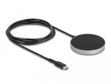 Delock 66467 Cargador Inalámbrico Con 5 W / 7,5 W / 10 W / 15 W - Almohadilla De Carga Inductiva