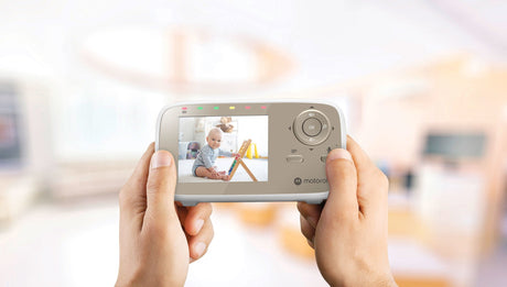 EAN 5055374710135 - Motorola VM483 video-monitor para bebés 300 m FHSS Oro, Blanco imagen 6