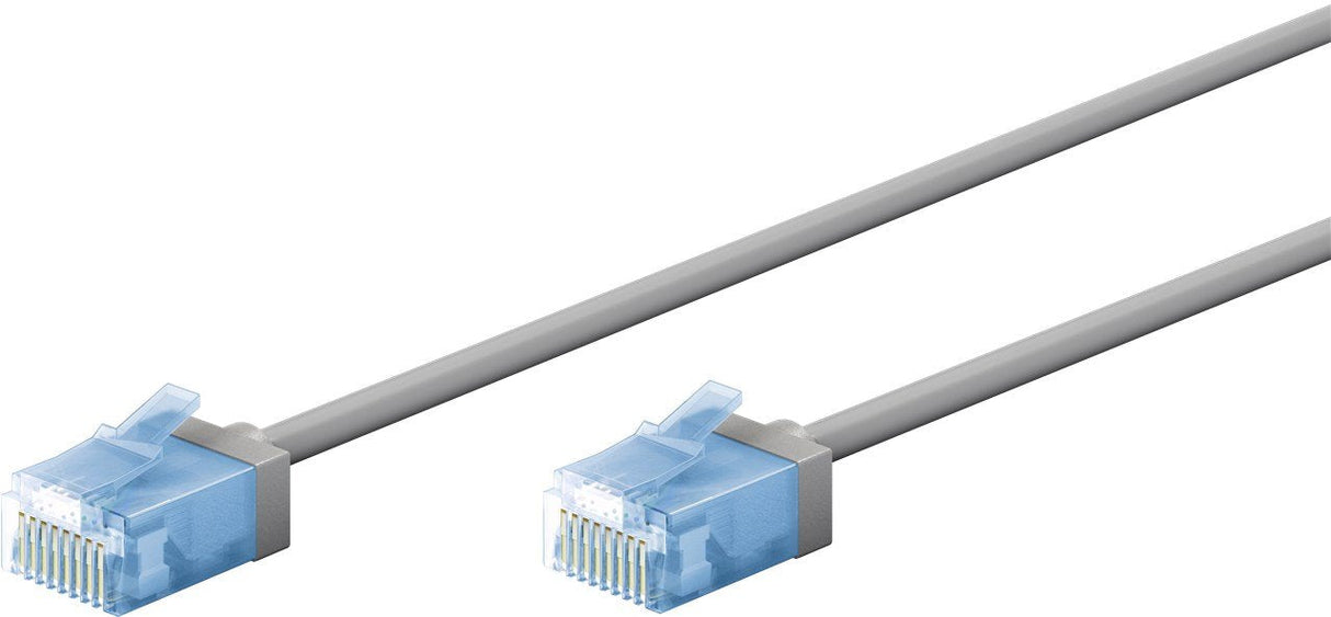 Cable Goobay 74219 Ultra-Flexible Cat 6a Patch , Slim, U Utp, 0,15 M, Grey