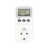 Hama Enchufe Contador Digital De Consumo - Potencia Maxima 3680w - Pantalla Lcd - Blanco