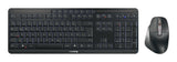 Cherry Stream Desktop Ultimate Teclado Ratón Incluido Hogar Oficina Usb + Rf Wireless + Bluetooth Qwertz Alemán Negro
