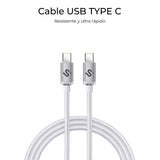 EAN 8436586743550 - SUBBLIM SUBCAB-C06010 cable USB USB 2.0 USB C Blanco imagen 4