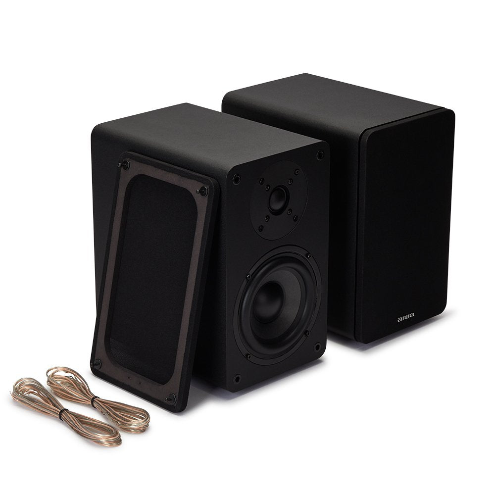 Aiwa Sp-A100 Black Altavoces Hifi Pasivos De Estantería